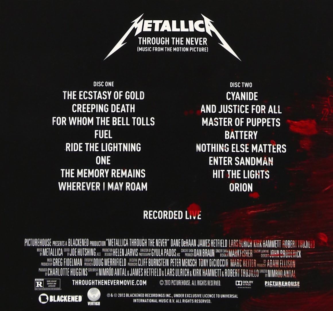 Amazon スルー ザ ネヴァー メタリカ メタリカ ハードロック ヘヴィーメタル ミュージック