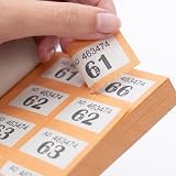 evelay Raffle Ticket 6 Books 1-1000 Perforated Mixed Colours Cloakroom view 7