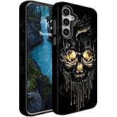 WQIOICNXK Compatible for Samsung Galaxy A17 5G Case,Individualized and Distinctive Double Layer Protection Shockproof Phone Cover for Women Men Girl Boy,Skull King