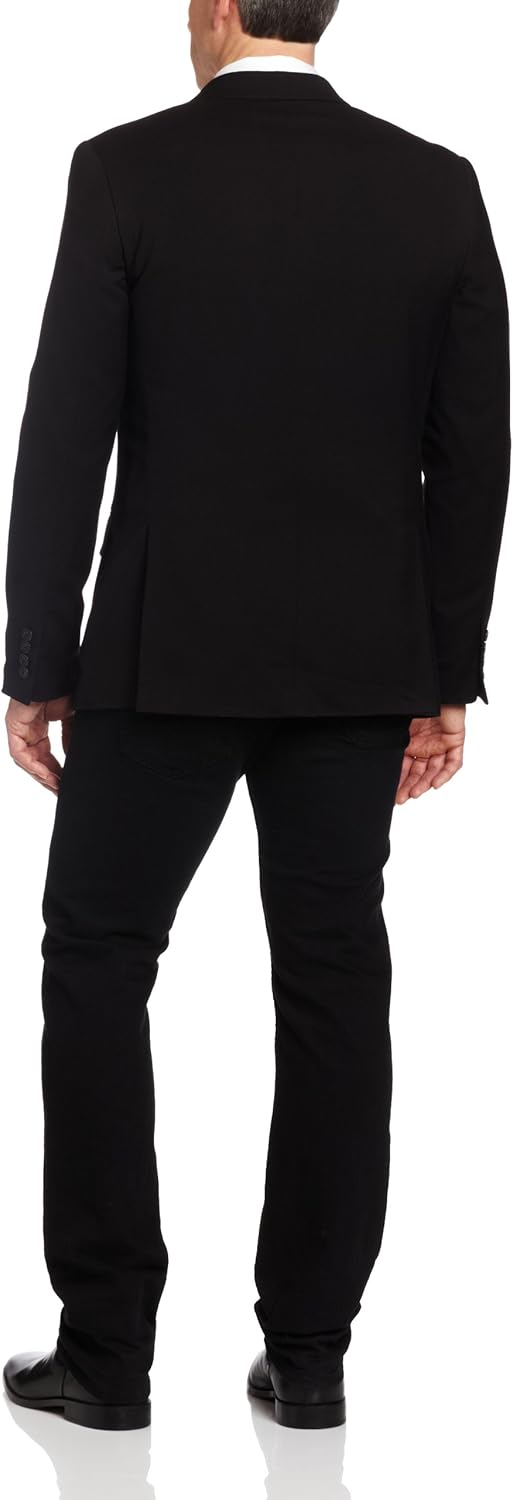 Perry Ellis Men's Slim Fit Solid Jacket at  Men’s Clothing store: Business Suit Jackets