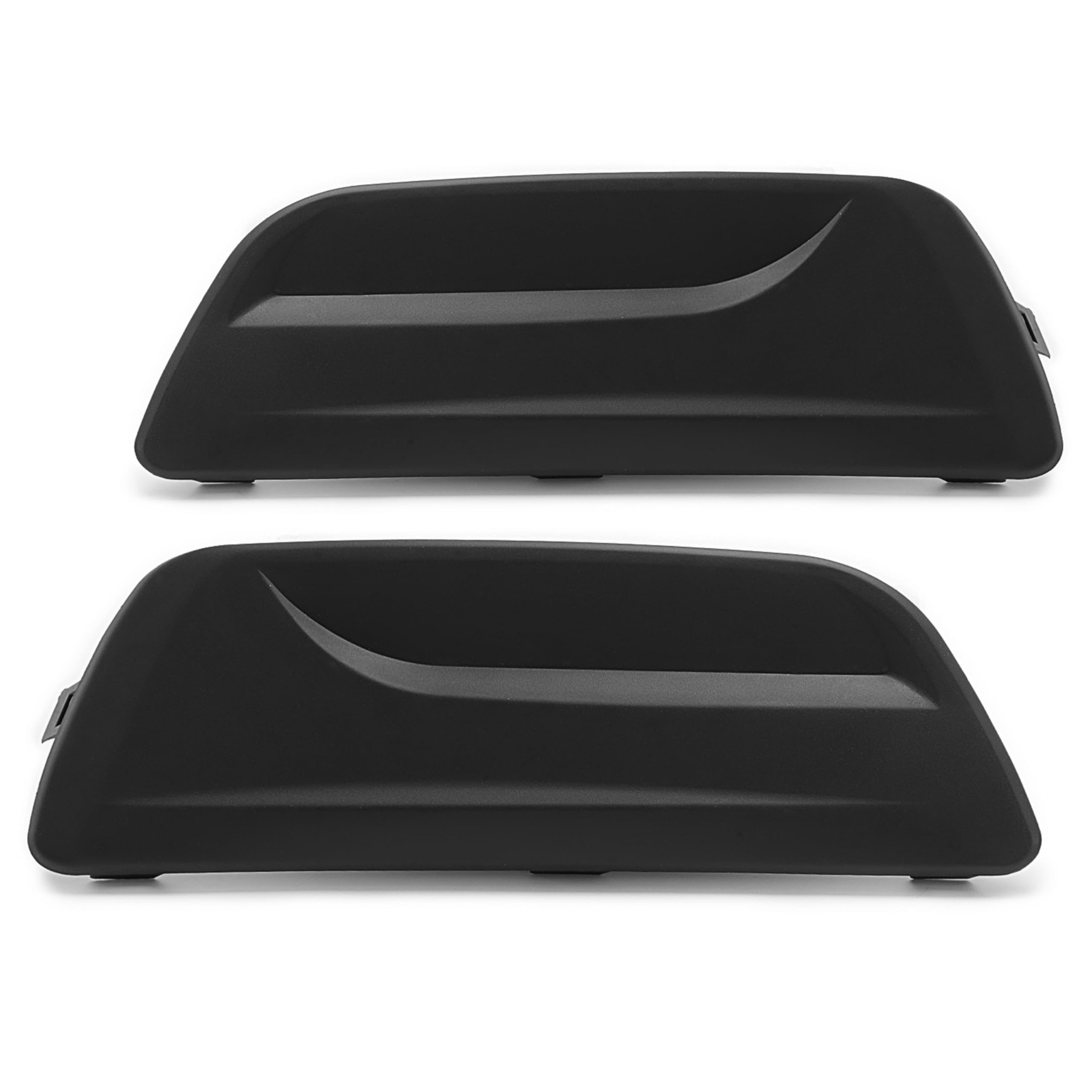 Photo 1 of HECASA Fog Light Cover Compatible with 2013-2016 Chevy Chevrolet Malibu Eco Limited Bumper Fog Lamp Trim Bezel Replacement for 20768847 20768848 Left & Right Black