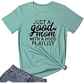 YITAN Women Cute Funny Graphic Summer Tee Cotton Short Sleeve Crewneck T Shirts