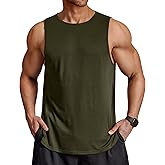 COOFANDY Men Workout Tank Tops Sleeveless Gym Muscle Shirt Quick Dry Athletic Running Tee Shirts Summer Lightweight