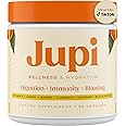Jupi Hydration & Wellness Powder – Turmeric Shots, Ginger Shots, Vitamin C Supplement for Energy, Immune Support & Digestive Health – Vegan, Gluten-Free Daily Drink Mix for Men & Women, Citrus Flavor