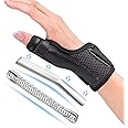 PKSTONE Thumb Brace,Thumb Spica Splint, Adjustable Breathable Wrist Splint/Hand Brace for Right and Left Hand, Pain Relief, Thumb & Wrist Support for Carpal Tunnel, Arthritis, Tendonitis, Sprains