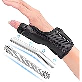 Thumb Brace, Adjustable Thumb Splint for Sprains, Arthritis, Tendonitis | Thumb Support Brace for Men Women, Breathable Thumb Pain Relief Stabilizer Fit Left &amp; Right Hand,Idea for Sleeping,Work,Type