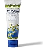 Medline MSC094534 Remedy Nutrashield Skin Protectant, (4 ounce), for use as a barrier cream, or dry or chapped skin, diaper rash, incontinence, IAD, or irritated skin