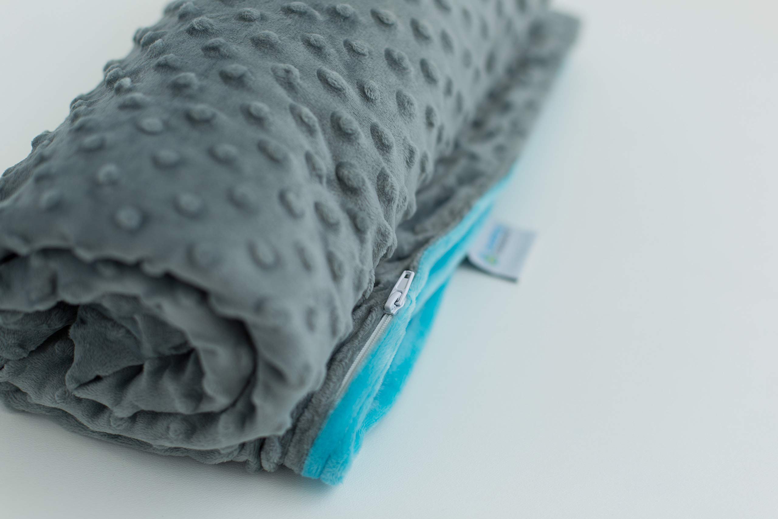 Soothing Company Duvet Cover for Weighted Blanket 41x60 Blue and Grey