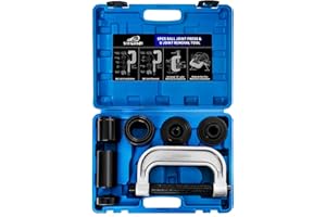 SIXIWANZI Ball Joint Press and Removal Kit, 10PCS U Joint Press and Removal Tool for Most 2WD and 4WD Cars and Light Trucks