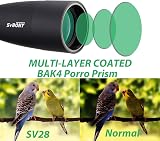 SVBONY SV28 Spotting Scope 25-75x70 with Tripod HD BAK4 FMC Lens Phone Adapter view 2