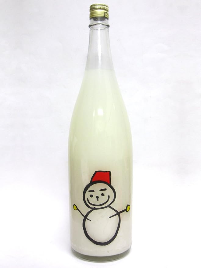 Amazon Co Jp 仙禽 せんきん 雪だるま しぼりたて活性にごり酒 1 8l ゆきだるま 食品 飲料 お酒