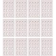 GasSaf Ceramic Brick Replacement for Barbeques Galore Grand Turbo, Grand Hall, Members Mark Grills, 4 Packs Heat Plate Flame Tamer (7 1/16" L x 4 3/4" W x 1/2" H)(12-Pack)