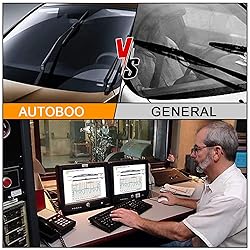 AUTOBOO 15" and 15" Windshield Wipers Blades