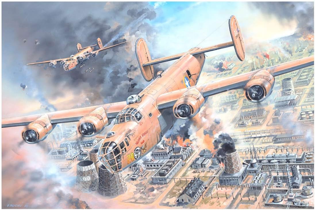 Hobbyboss 1: 32 - USB-24D Liberator, Beige, Blue, Grey
