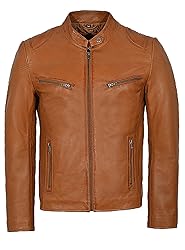 HANDSY Leather Jackets For Men - Leather Motorcycle
