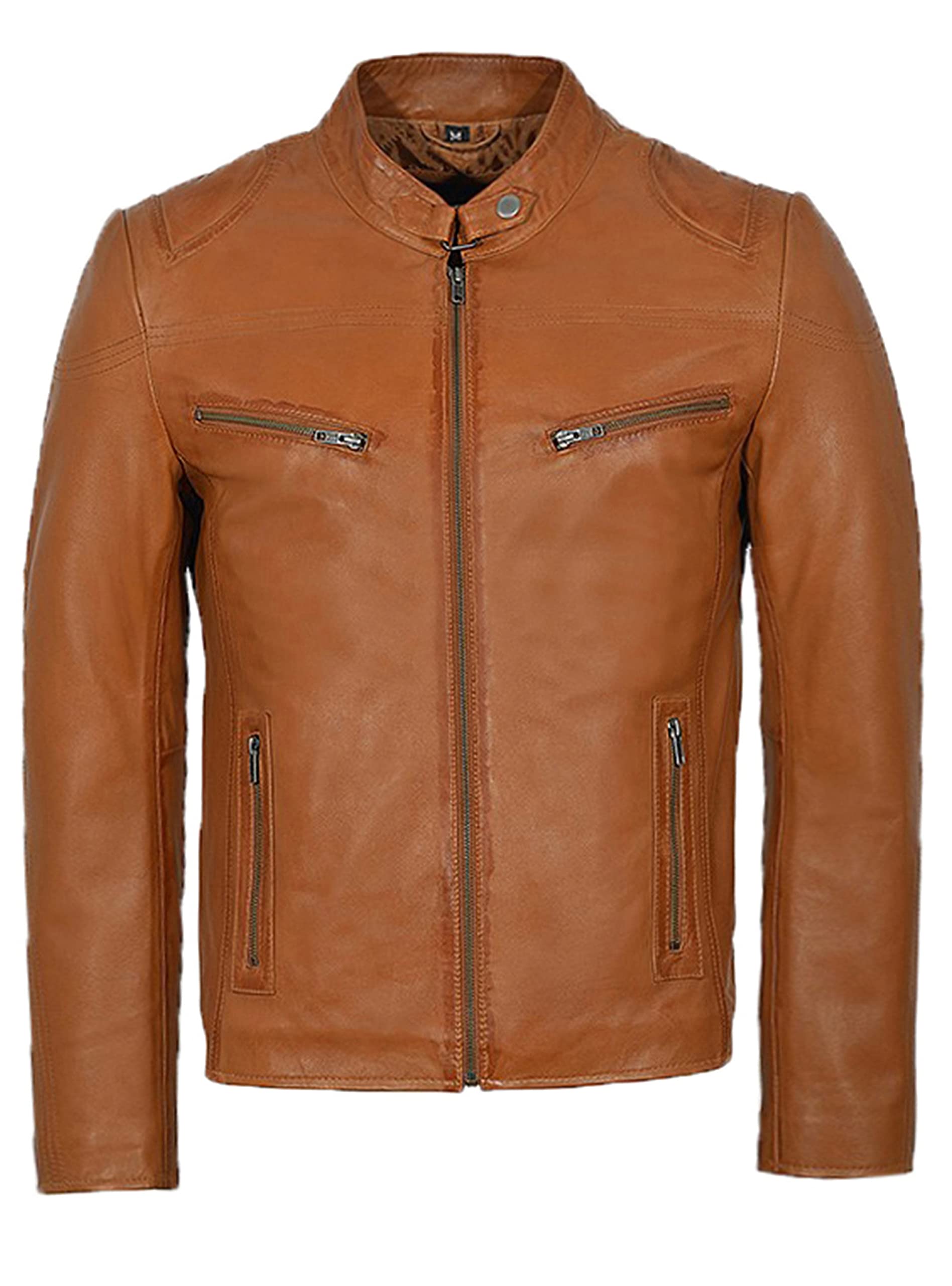 HANDSY Leather Jackets For Men - Leather Motorcycle