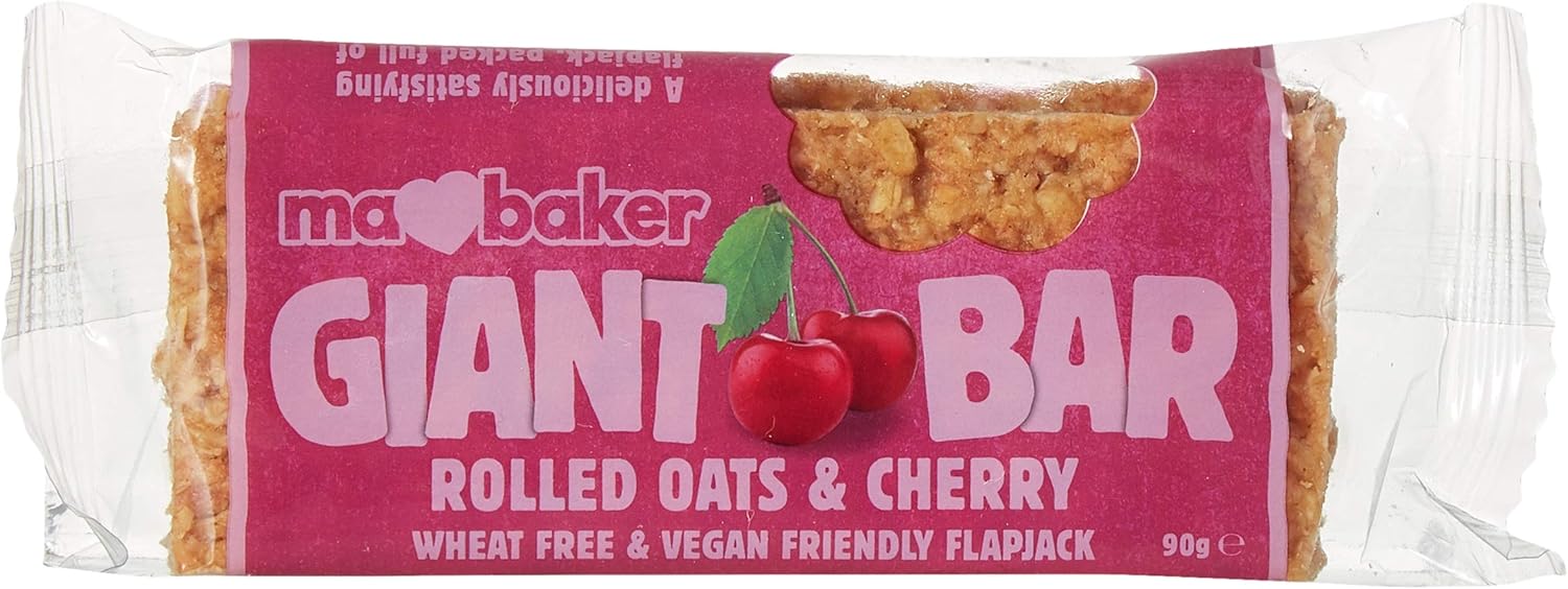 Ma Baker Giant Bar Cherry 20 x 90g Pack of 20 Amazon.co.uk Grocery