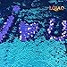 Reversible Sequin Fabric-Turquoise Purple Shimmer Mermaid Sequin Fabric Emboridery Flip Up Sequin Fabric by The Half Yard Clothing Wedding/Evening Dress DIY
