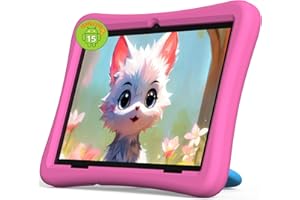 2025 Upgraded Android Tablet, 10 Inch Android 15 Tablet with EVA Shockproof, 8-Core, 12(4+8) GB RAM 64GB Storage, WiFi, BT, P