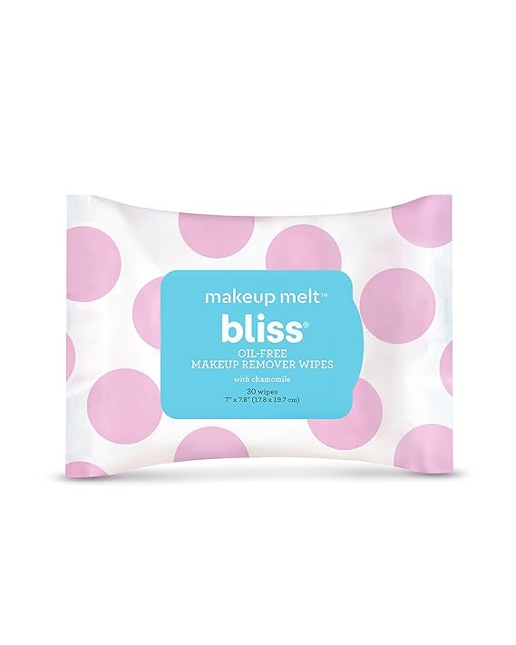 Bliss Makeup Melt Oil-Free Makeup Remover Wipes