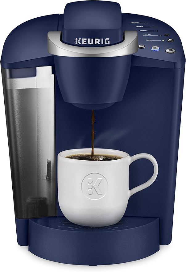 Keurig K-Classic Coffee Maker, Single Serve K-Cup Pod Coffee Brewer, 6 to 10 oz. Brew Sizes, Blue