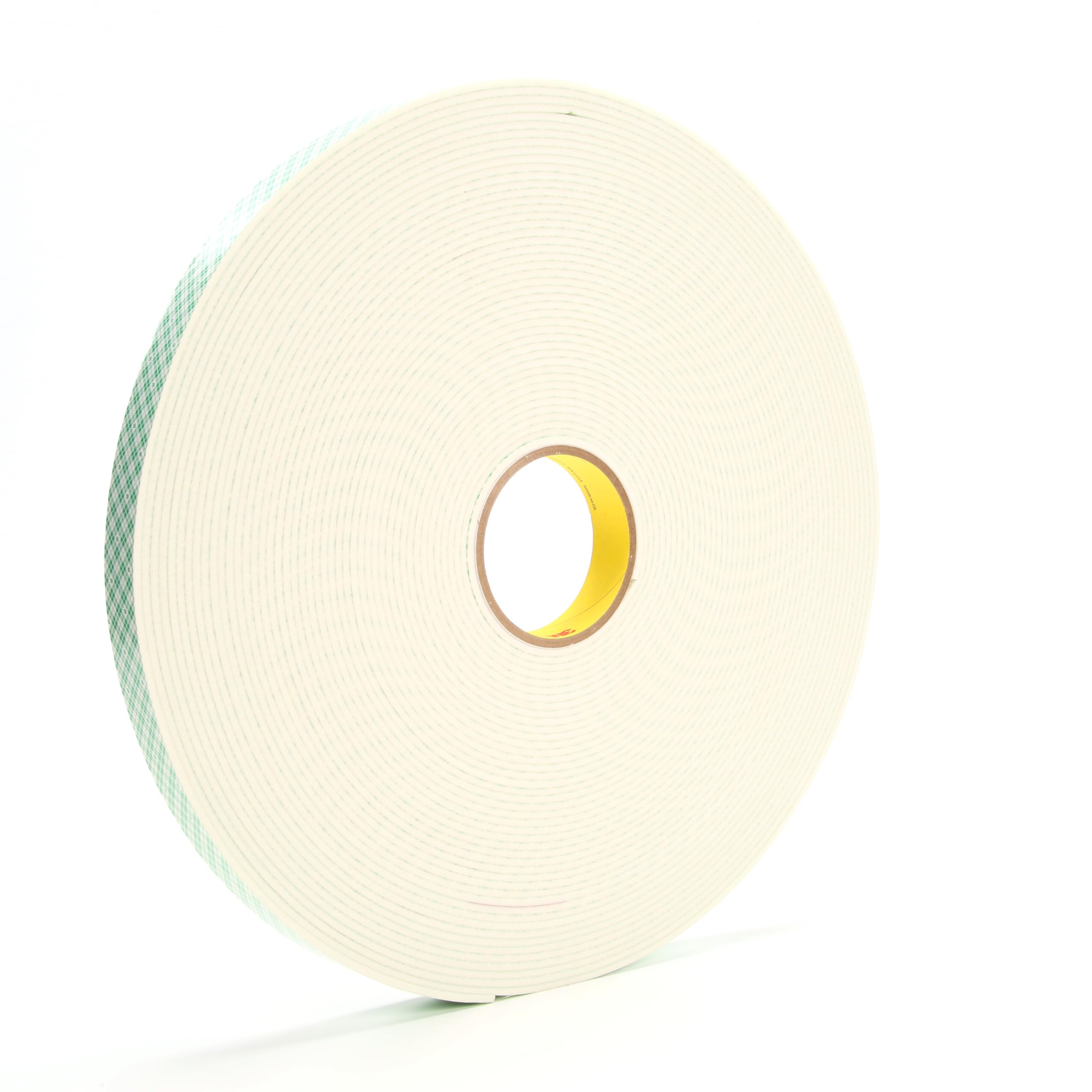 3M 4008 Scotch Mount Double-Sided Tape Polyethylene Foam Support, 25.4 mm x 33 m, 3.2 mm, Beige, Pack of 9