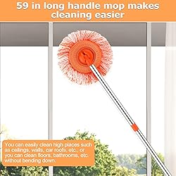 59 in Adjustable Cleaning Mop, Dolodomy