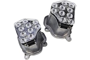 MUNIK Turn Signal Led Headlight Left & Right Turn Signal LED Headlight Indicator Module for BMW 520i 523i 528i 530i 535i Replace# 63117271901 63117271902