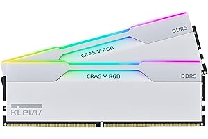 KLEVV CRAS V RGB DDR5 32GB (2x16GB) 6000MHz CL30 SK Hynix A-Die 1.35V Gaming Desktop Ram Memory XMP ...