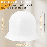 mwellewm Silicone Highlighting Cap Kit with Crochet Hook Reusable view 2