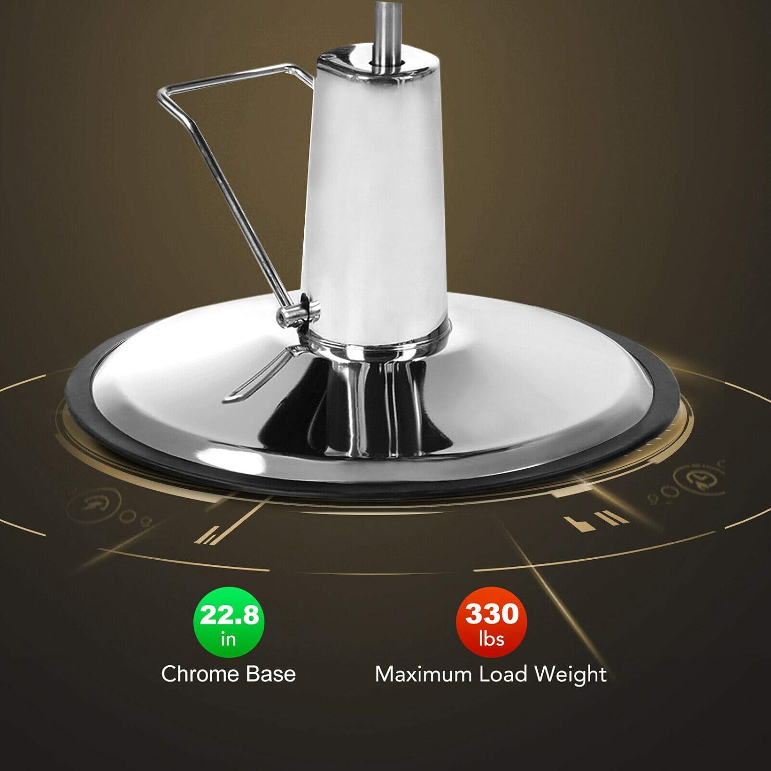 Artist Hand Hydraulic Reclining Barber Chair 20 Inch Width Hair Styling Chair Salon Chair Spa Equipment: Beauty