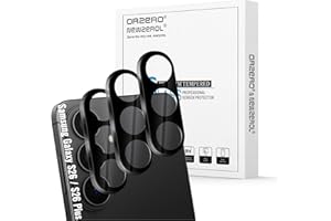 (3 Pack) Orzero Camera Lens Protector Compatible for Samsung Galaxy S26/S26 Plus, Protector de Cámera Tempered Glass 9H Preci
