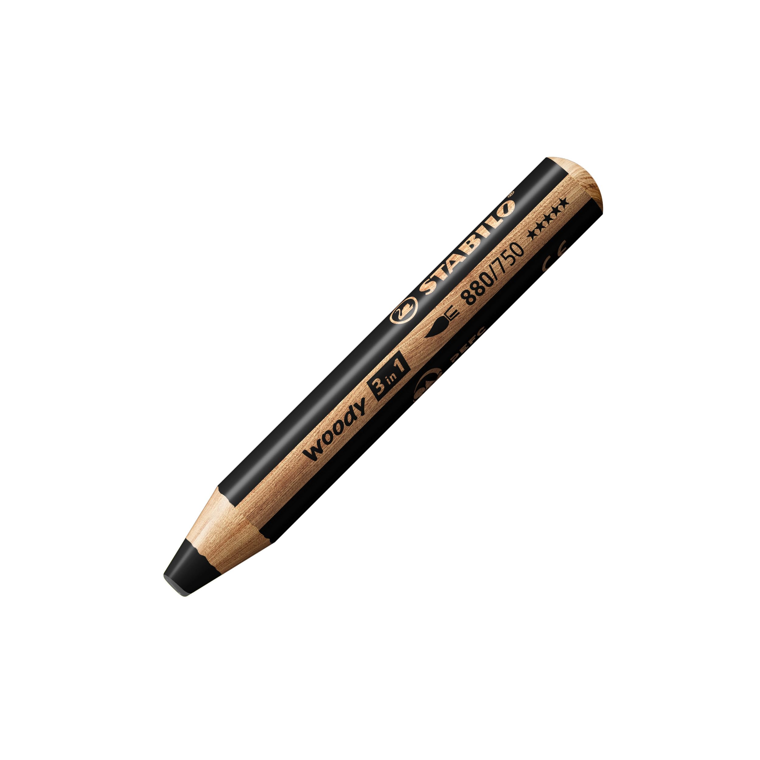 Multi-Talented Pencil - STABILO woody 3 in 1 - Pack of 1 - Black