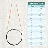 KnitPro Basix Beech Fixed Circular Needles 16 Inch 2.25mm view 4