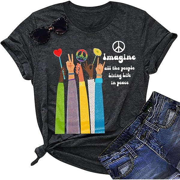 T-Shirt John Lennon Imagine The Beatles Officiel - Homme/Unisexe - Noir - Bitcruncher