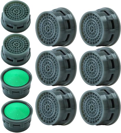 Elcoho 10 Pieces Faucet Aerator Faucet Flow Restrictor Replacement