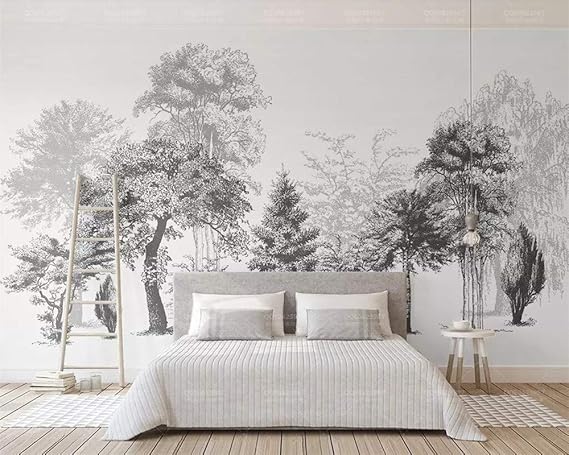 Téléchargement gratuit Images Noir Et Blanc A Feuilles De Bananier Et Cocotiers Moderne Papier actualisé par
