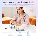 Modelones Cat Eye Gel Nail Polish Set 6 Colors Magnetic Glitter Pink Blue Purple view 7