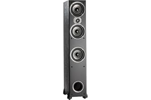 Polk Audio Monitor 60 Series II Floorstanding Speaker (Black, Single) - Bestseller for Home Audio | Affordable Price | 1" Twe