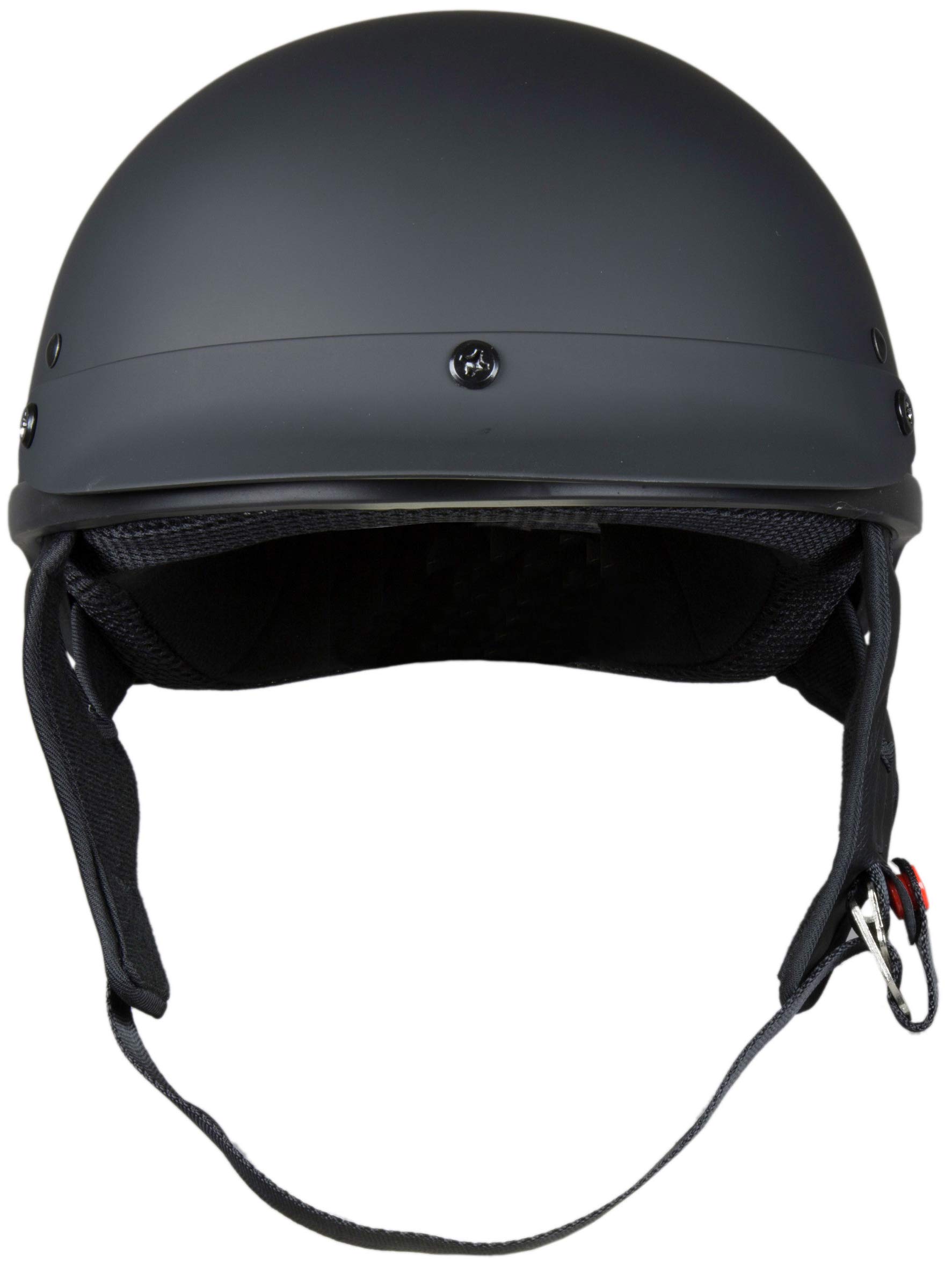 AHR Motorcycle Half Face Helmet DOT Approved Motorbike Cruiser Chopper