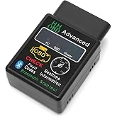 Gdnecad OBDII Car Diagnostic Scanner, Engine Fault Code Reader Bluetooth Scan Tool with Reset &amp; Live Data, Professional OBD2 Wireless Automotive Diagnostic Tester for Phone and PC
