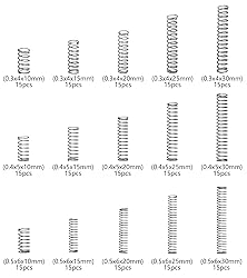 CREEYA Compression Springs Assortment Kit, 15