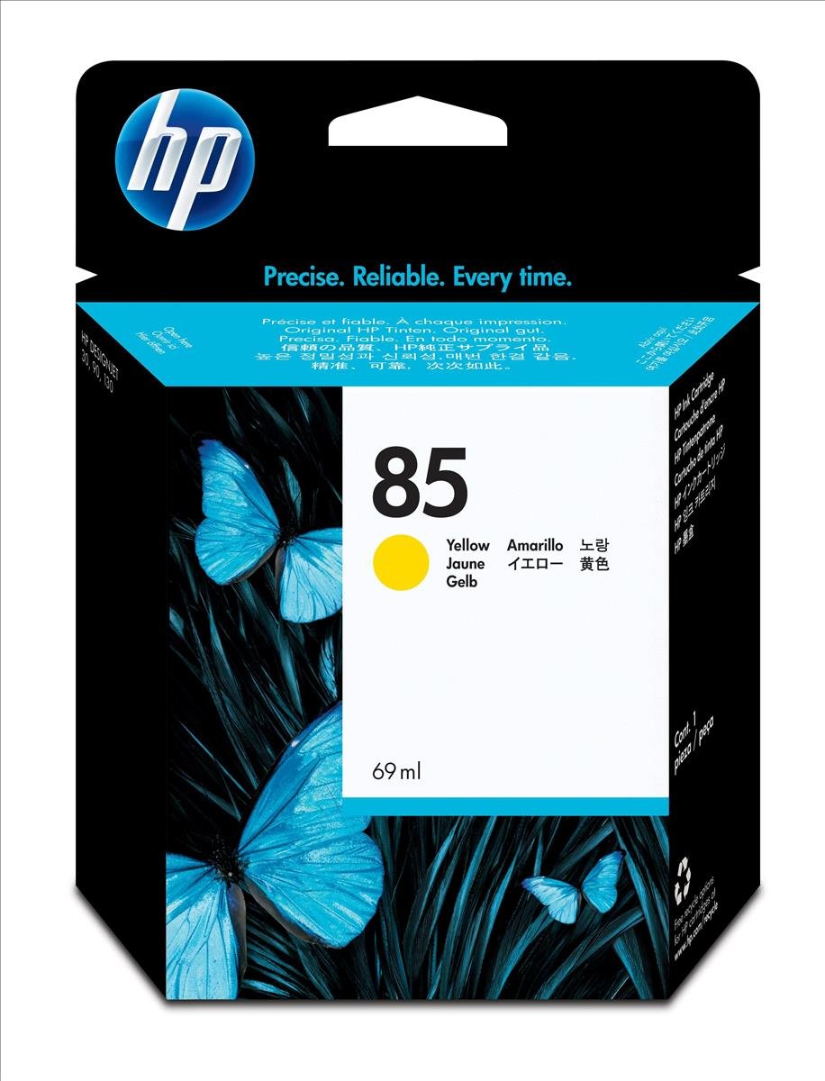 HP Hewlett Packard Designjet 30 90 130 series C9427A ink cartridge No 85 Yellow 69Ml
