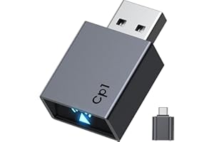 CNDPSTE Wireless CarPlay Adapter for iPhone[2025 Upgrade]Convert Wired to Mini Wireless Bluetooth Car Play Adapter, Plug and 