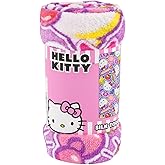 Northwest Hello Kitty Silk Throw Blanket 40" x 50"- Cherry Summer