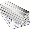 DIYMAG Powerful Neodymium Bar Magnets, Rare-Earth Metal Neodymium Magnet, N52 Incredibly Strong 33 LB Strength - 60 x 10 x 5 mm, Pack of 8…
