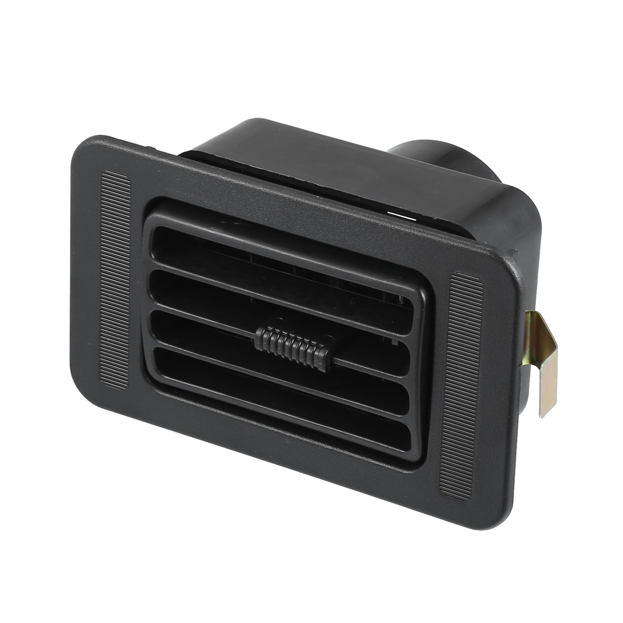 X AUTOHAUX 12x7cm Rectangular Black AC Air Condition Vent Outlet Universal for RV Bus Boat Yacht Caravan