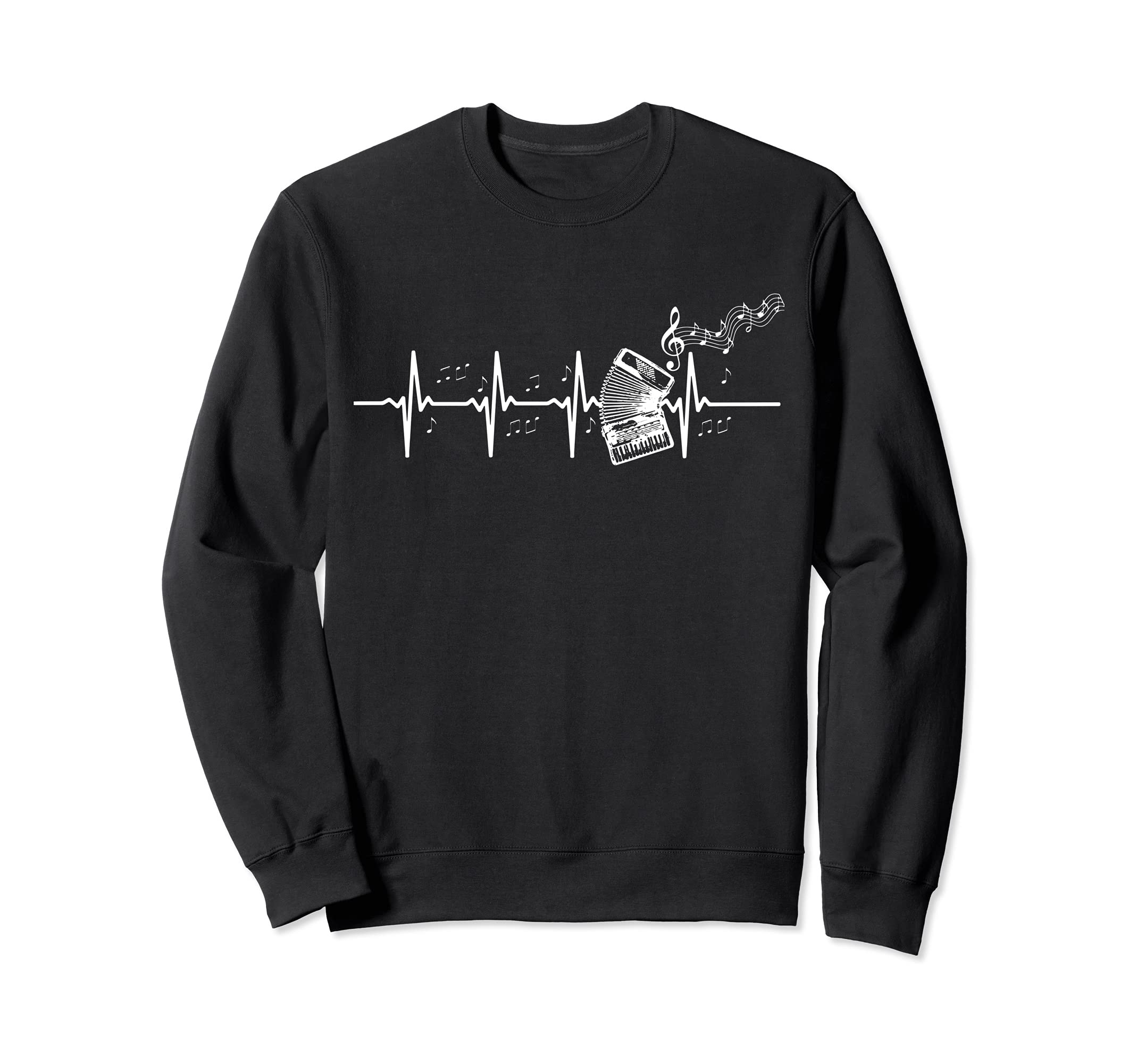 Heartbeat Palpitations Accordion Instrument Sweatshirt