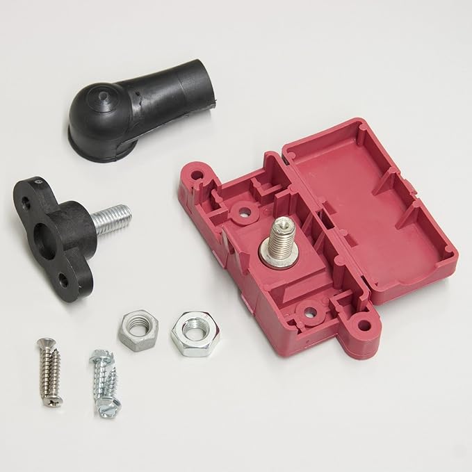 103004 Battery Junction Box Red and Black Stud, Battery Accessories