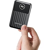 Szfakuer Portable Charger,Ultra Slim 10000mAh 22.5W Power Bank,USB C in/Output Fast Charging Mini Battery Pack Compatible with iPhone 17 16 15 14 Samsung S23 S22 S21 Google iPad etc (Black)